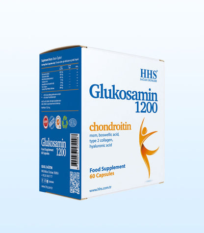 HHS Glucosamine 1200mg Joint Support Supplement with Chondroitin MSM Collagen