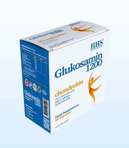 HHS Glucosamine 1200mg Joint Support Supplement with Chondroitin MSM Collagen