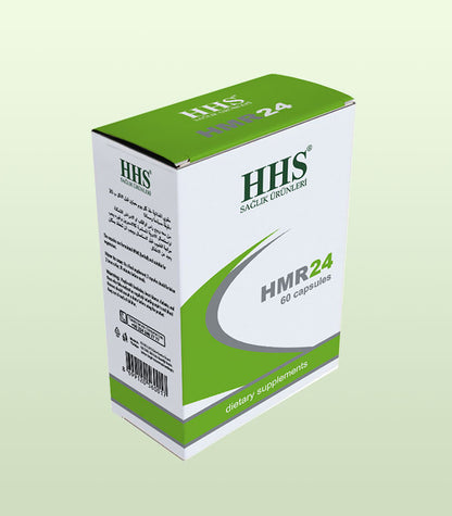 HMR 24 Natural Herbal 60 Capsules for Hemorrhoid, Varicose Vein, Muscle & Rheumatism Relief
