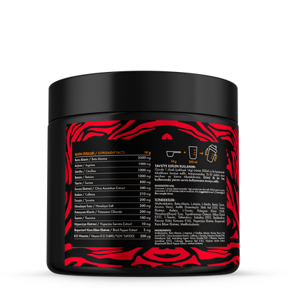Proteinocean Supreme Pre-Workout 280g Tigers Blood - Energy, Focus, Performance Boost