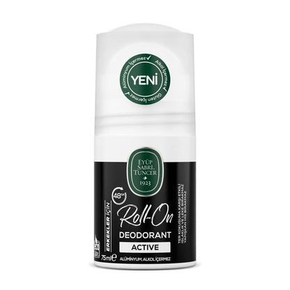Eyüp Sabri Tuncer Active Men's Roll-On Deodorant 75ml - 48H Odor Protection