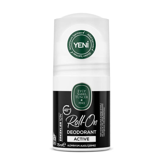 Eyüp Sabri Tuncer Active Men's Roll-On Deodorant 75ml - 48H Odor Protection