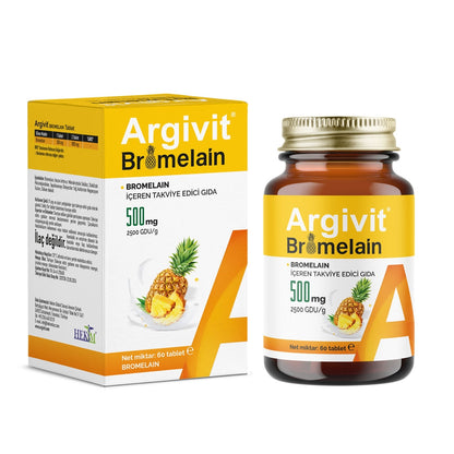 Argivit® Bromelain 500mg Tablets: Potent Digestive Enzyme Supplement for Adults