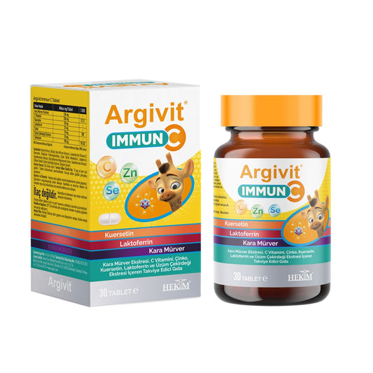Argivit Immun C Tablets: Immune Support with Vitamin C, Zinc, Selenium