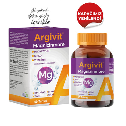 Argivit Magnizinmore Advanced Magnesium, Zinc, Vitamin D3 & B Complex Tablets