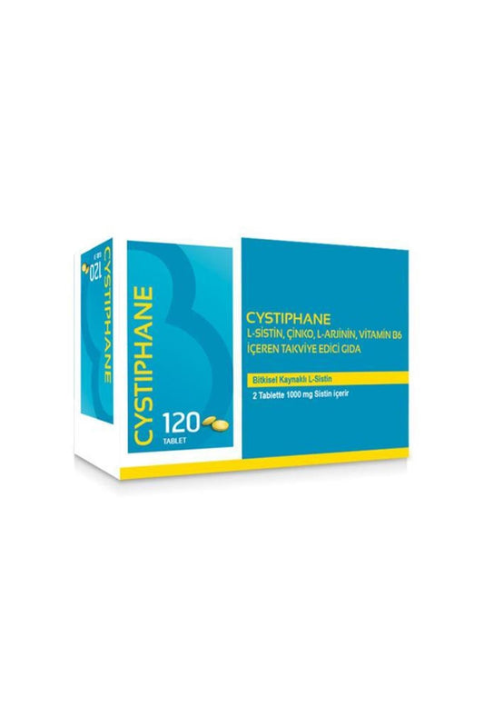 Biorga Cystiphane Hair & Nail Supplement: L-Cystine, Zinc, B6 Tablets, 120 Count