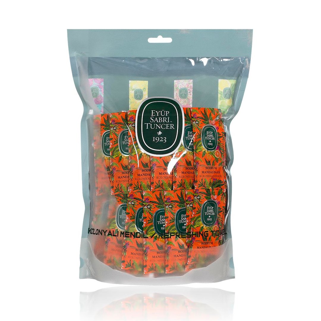 Refreshing Bodrum Mandarin Scented Wet Wipes - 150 Count Convenient Pack