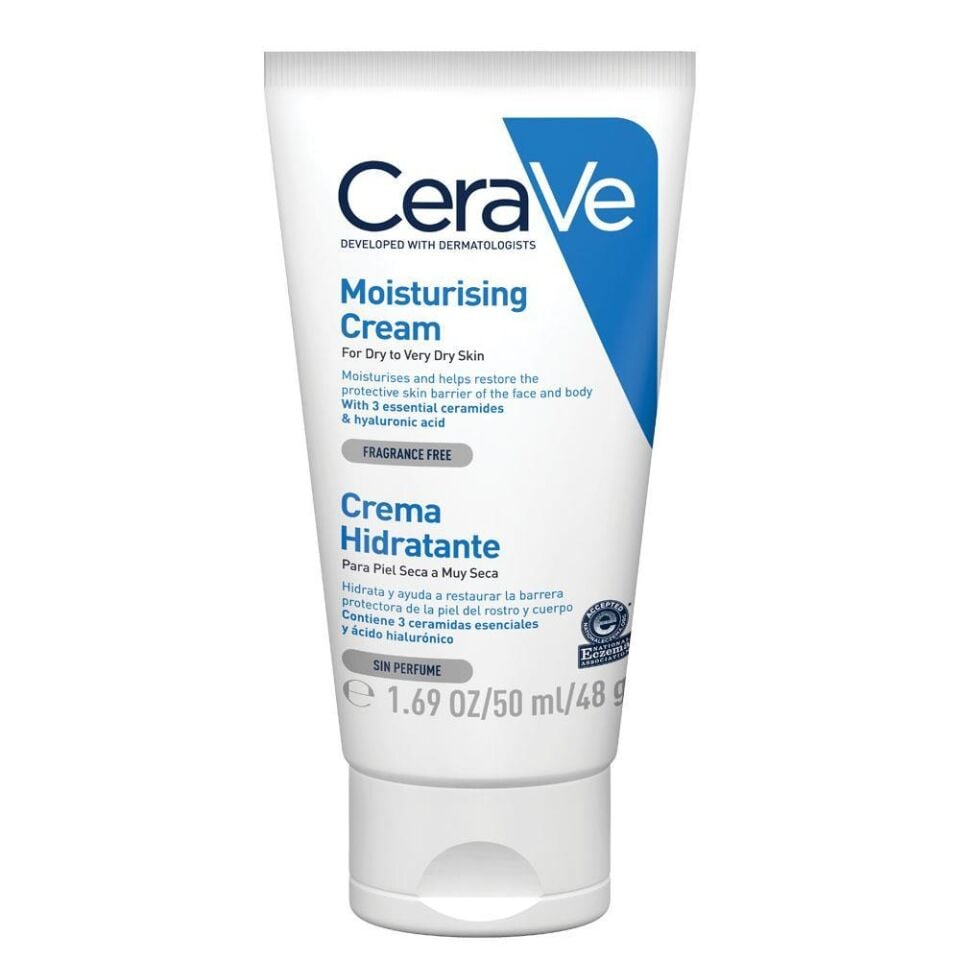 CeraVe Daily Hydrating Moisturizing Cream for Dry to Very Dry Skin 50ml