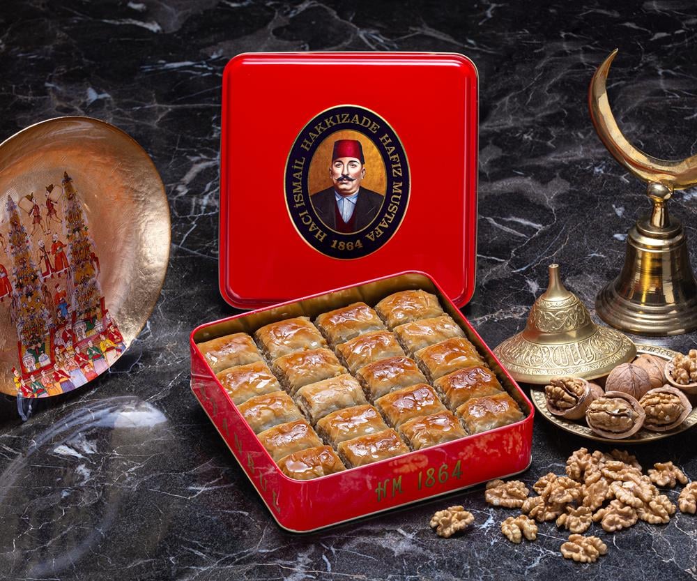 Premium Traditional Turkish Walnut Ankara Baklava Small Box - Hafız Mustafa 1864