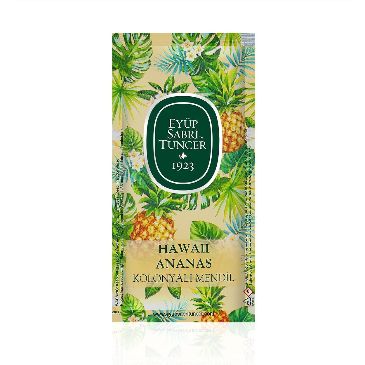 Eyüp Sabri Tuncer Hawaiian Pineapple Scented Wipes, 150-Count Small Travel Size