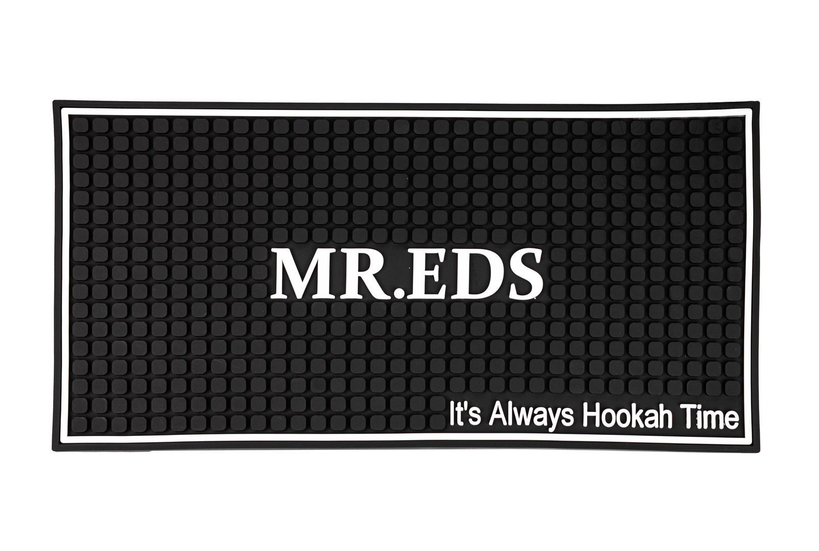 MR.EDS Professional Black Silicone Drying Mat - Non-Slip, Waterproof Surface Protector