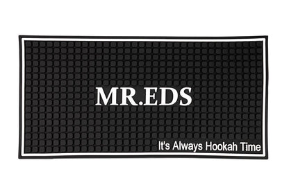 MR.EDS Professional Black Silicone Drying Mat - Non-Slip, Waterproof Surface Protector