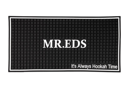 MR.EDS Professional Black Silicone Drying Mat - Non-Slip, Waterproof Surface Protector