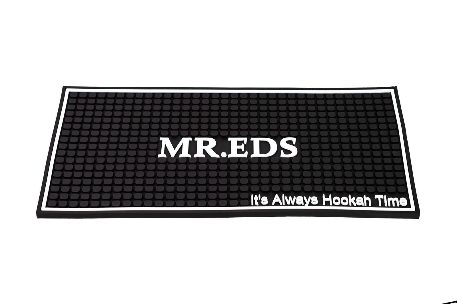 MR.EDS Professional Black Silicone Drying Mat - Non-Slip, Waterproof Surface Protector