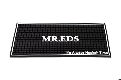 MR.EDS Professional Black Silicone Drying Mat - Non-Slip, Waterproof Surface Protector