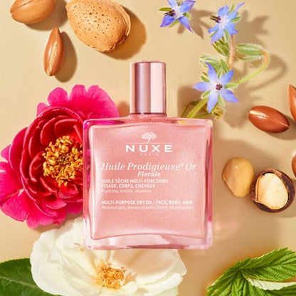 Nuxe Huile Prodigieuse Florale Pink Shimmer Multi-Purpose Dry Oil 50ml