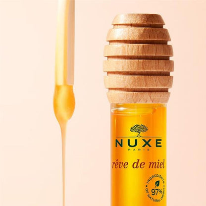 Nuxe Rêve de Miel Honey Lip Balm 10ml - Nourishing, Repairing, Natural Care