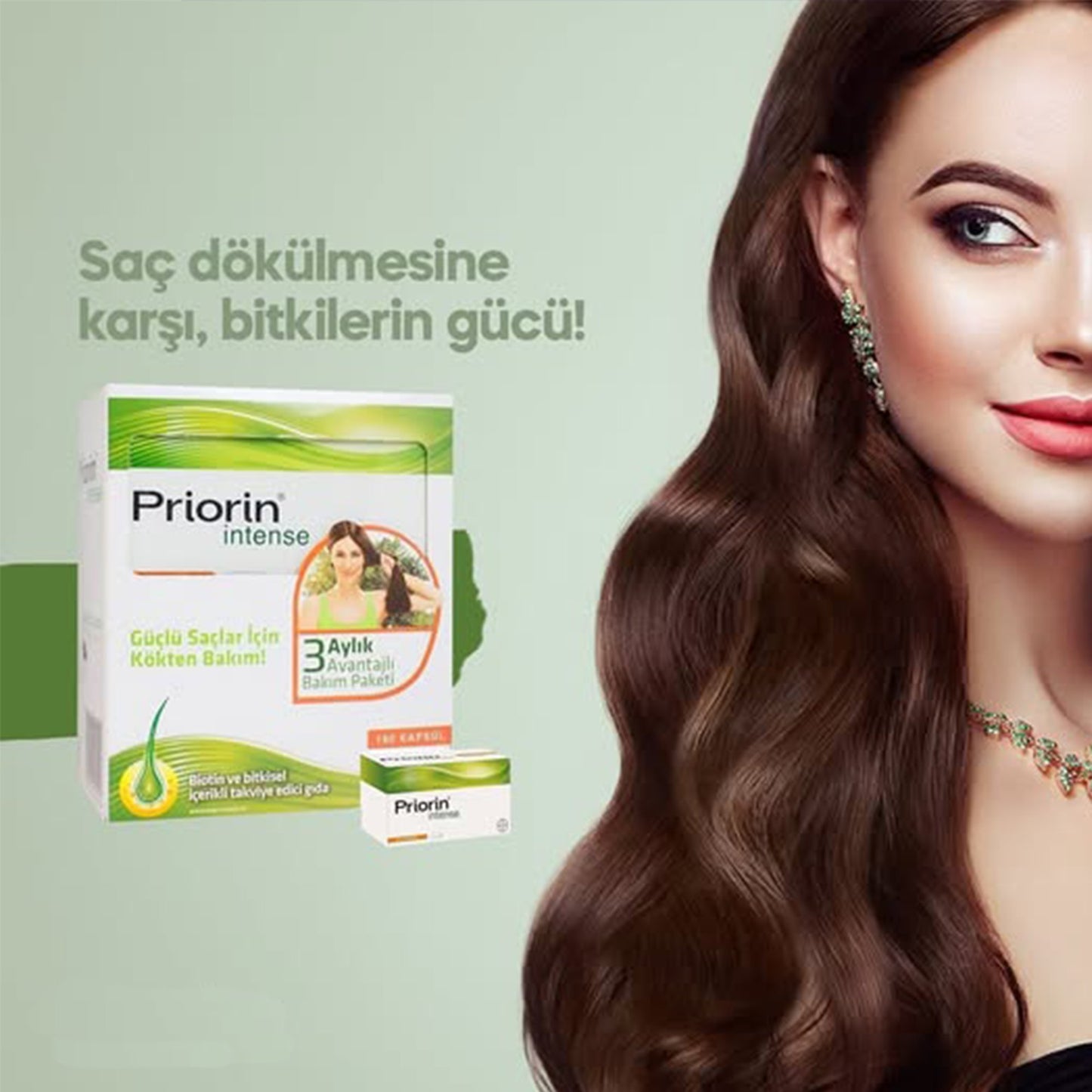 Priorin Intense Advanced Hair Growth Formula 180 Capsules - 3 Month Supply